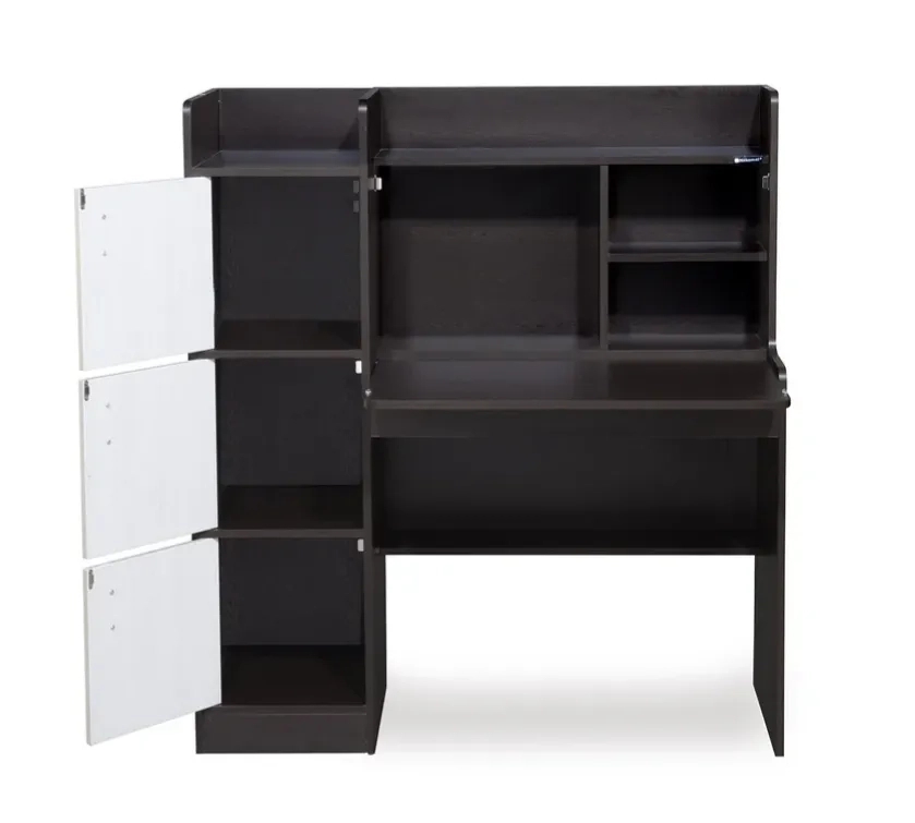 Nilkamal Genius Study Table - New Wenge and High Pine 1