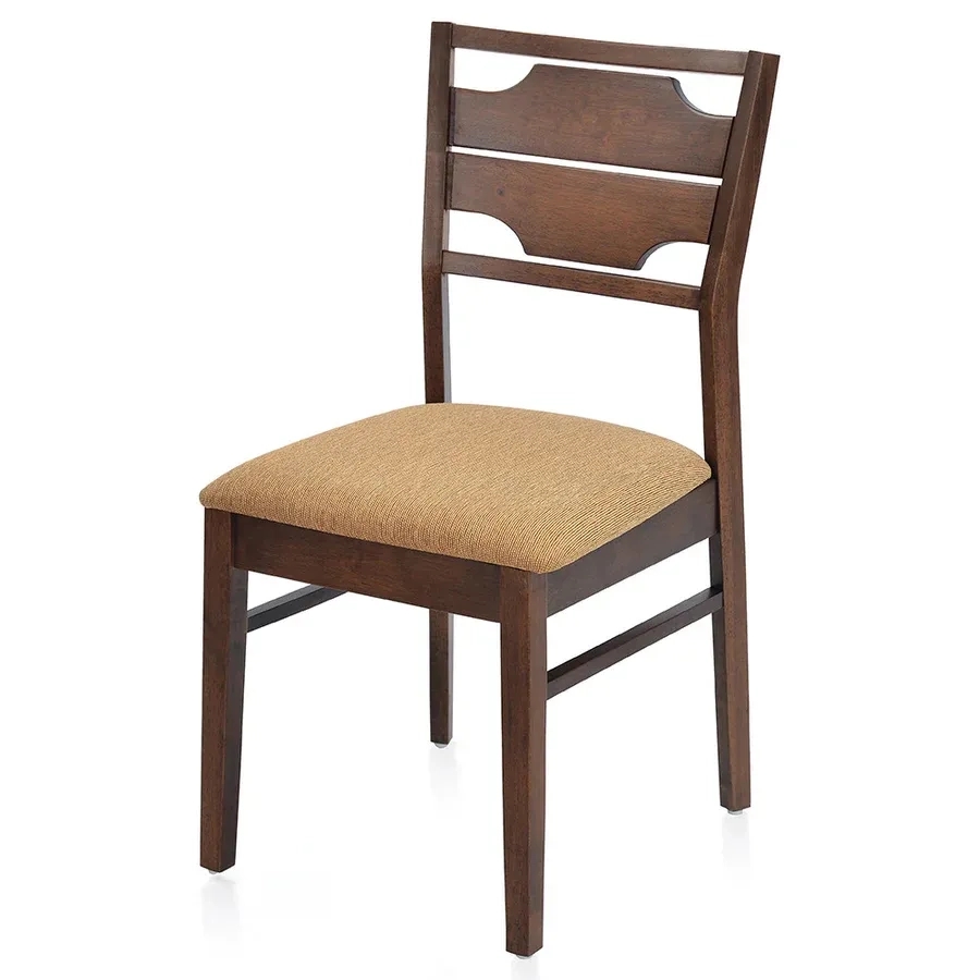 Nilkamal Olenna Dining Chair with Cushion - Walnut 4
