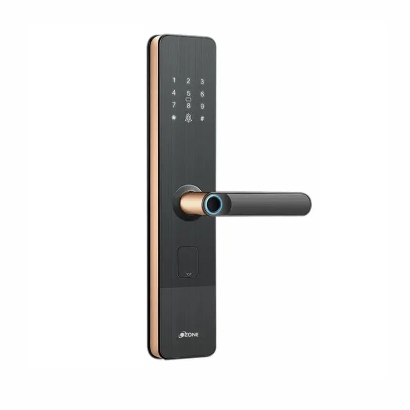 Ozone Smart Bluetooth Lock for Wooden & Metal Doors - Rose Gold 1