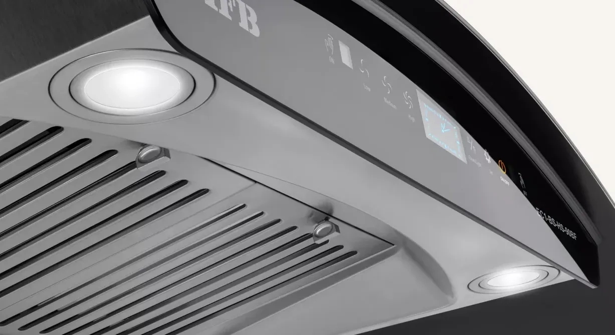 IFB 90 Cm Wall Mounting Chimney With 3 Speed Motor 6