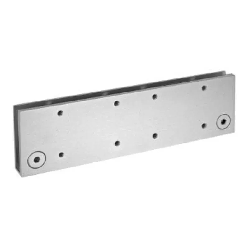 Ozone Mounting Plate for Glass Door Installation of Door Closer NSK 780 | Finish: Silver