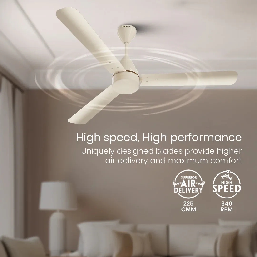 Crompton Energion Cookie BLDC Ceiling Fan -  Ivory 2