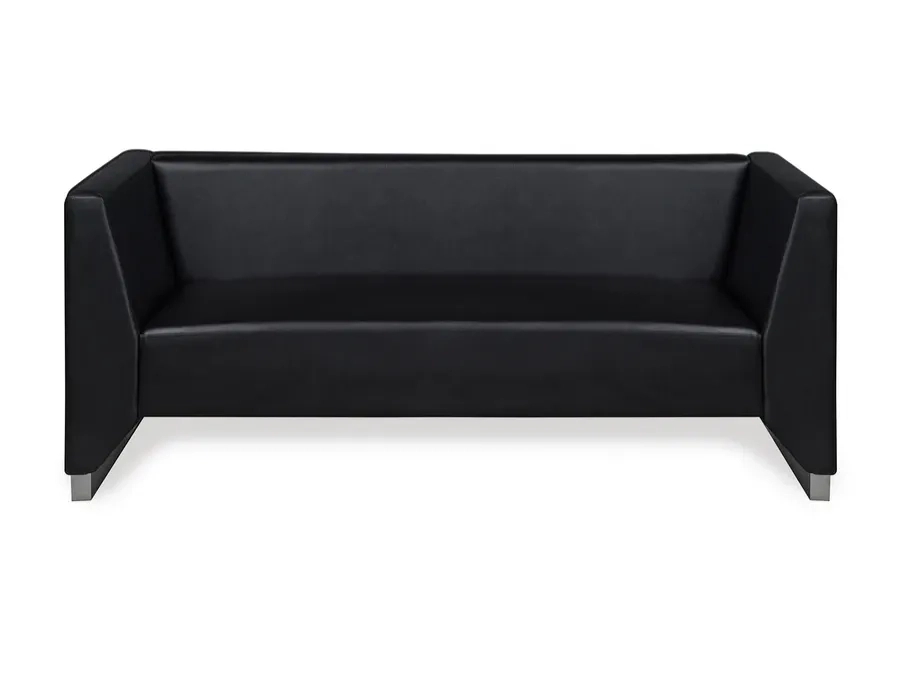 Nilkamal Reed 3 Seater Sofa - Black 1