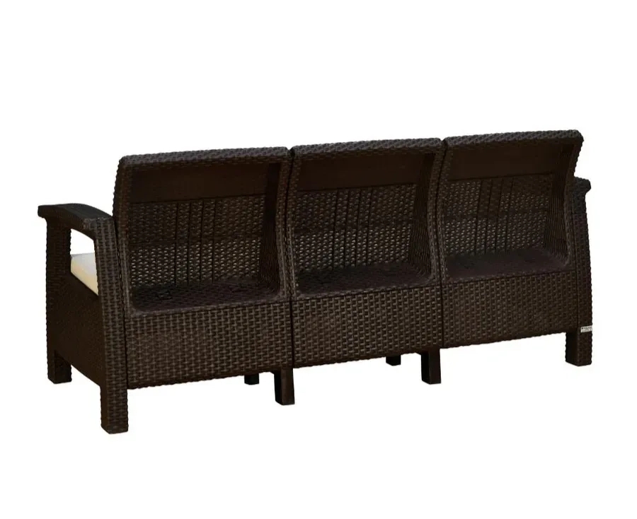Nilkamal Goa Sofa Set with Cushion - 3 Seater 7