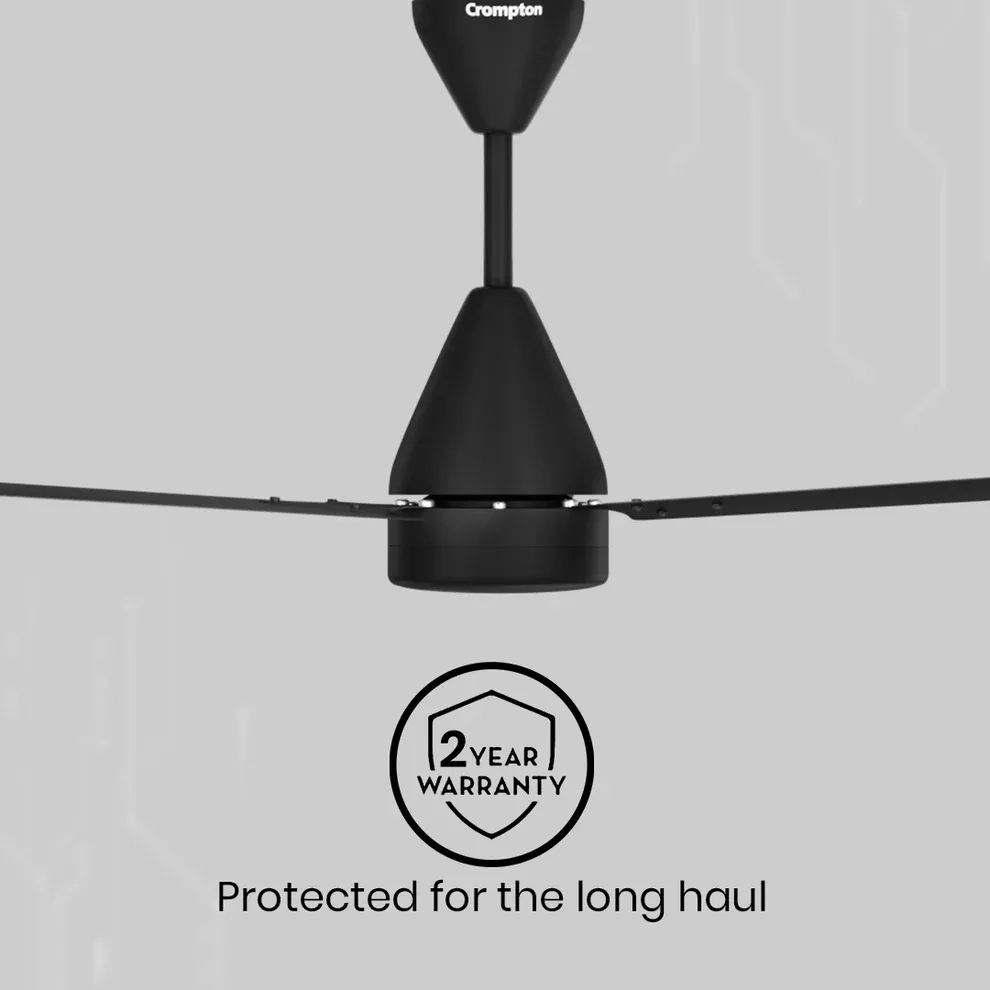 Crompton Energion Hyperjet smart BLDC Ceiling Fan - Matt Black 8