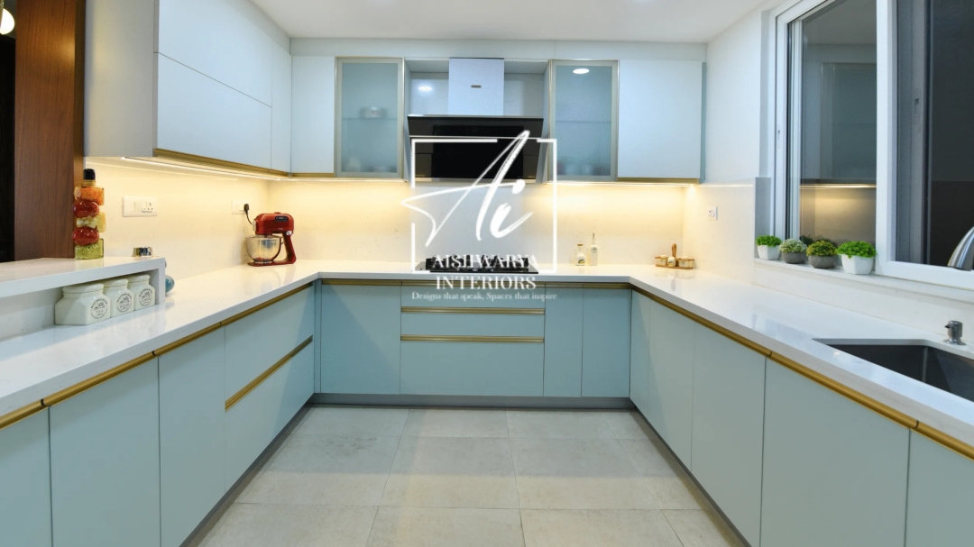 Kitchen In 4BHK La Palazzo