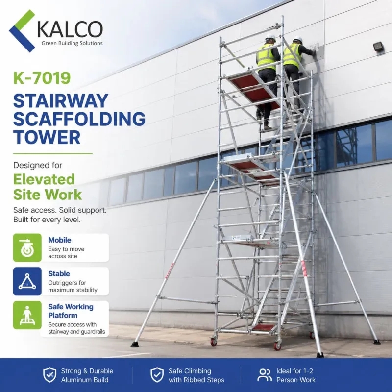 Kalco K-7019 Stairway Scaffolding Tower Ladder 1