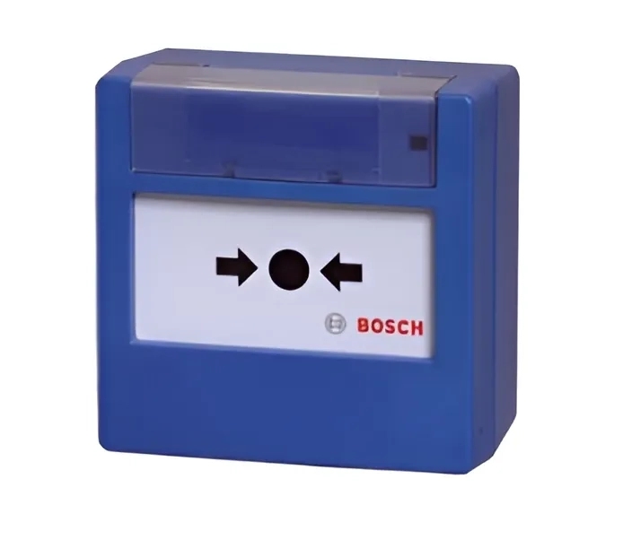 Bosch Manual call point, glass, blue