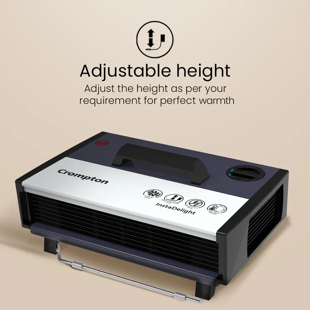 Crompton Insta Delight 2000W with Blower by Crompton : Colours available: Black 1 3