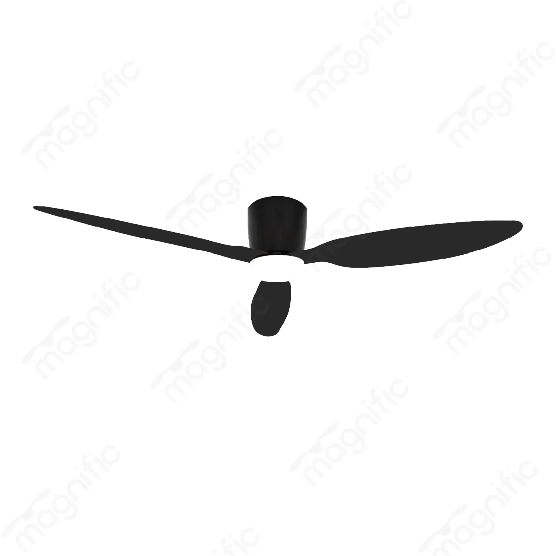 Magnific Sleekair Plus – 42/48″ Elegant Modern Ceiling Fan with Light - 3 Matte Black Blade by Magnific : Colours available: Black 2 1