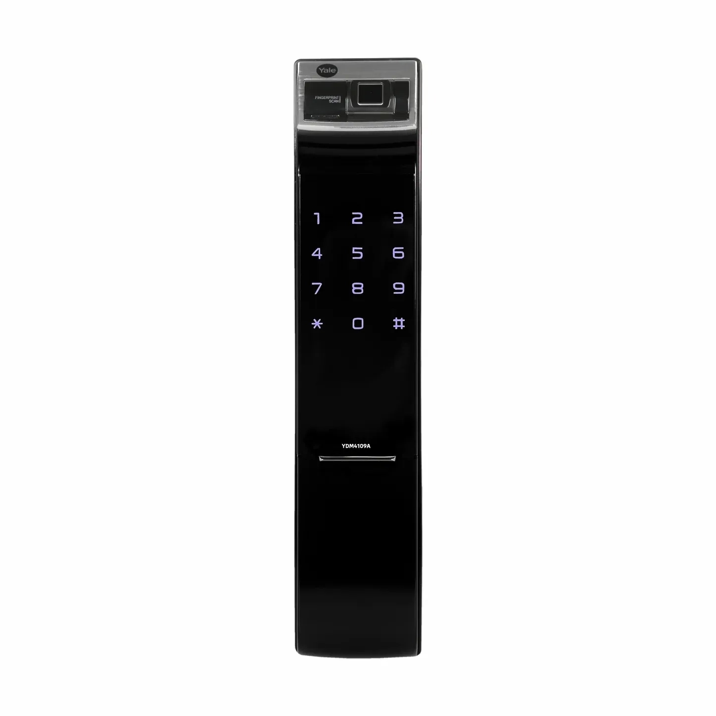 YDM 4109 Roller Latch Without Handle Smart Lock by Yale : Colours available: Black