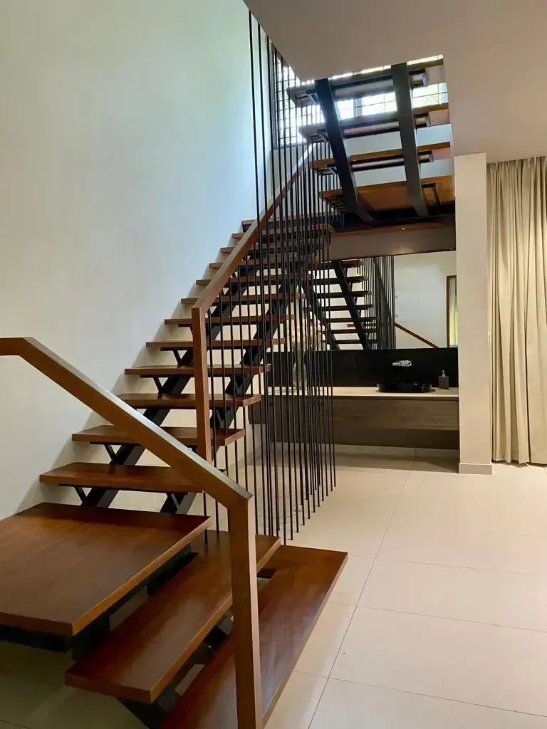 Unikstaircase Double Beam Staircase by Unik Staircase : Colours available: Brown 1 1