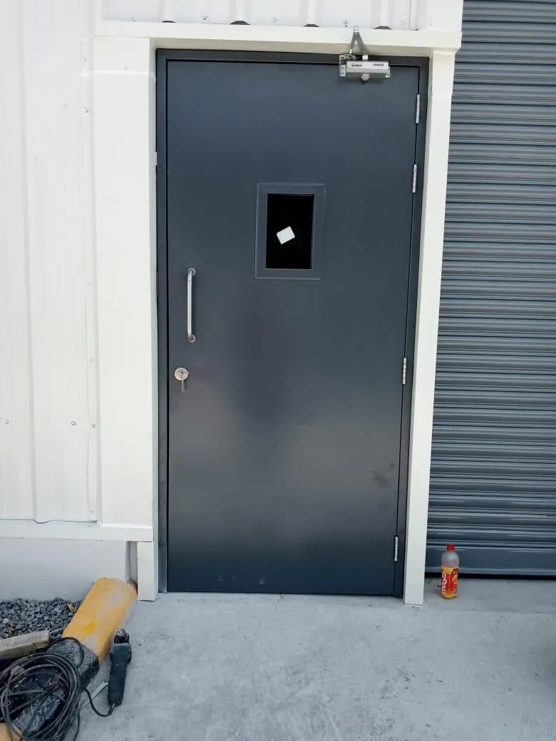 Vriton Metal Fire Door by Vriton for Hospital, Commercial, Industrial Plants, Warehouses, School, Hotel, Buildings, Staircase 7 8