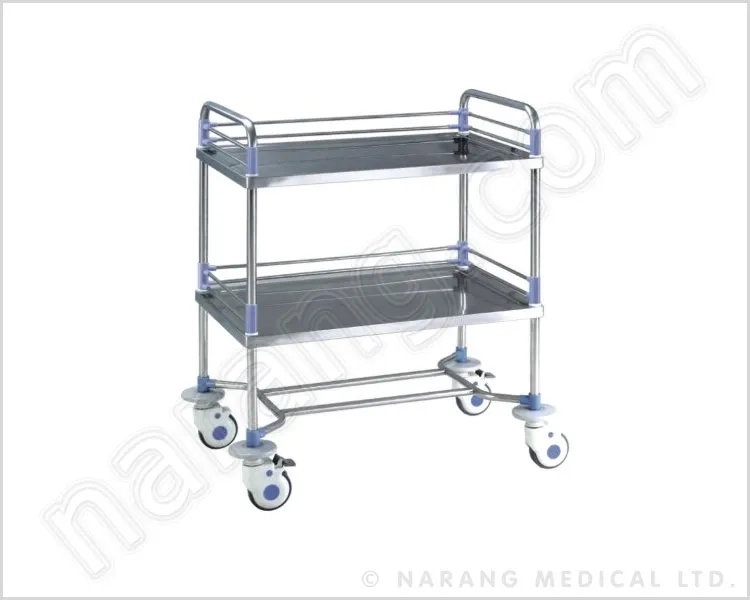 Narang Medical HF2096b : Instrument Trolley...S.S. by Narang Medical Limited : Colours available: Silver