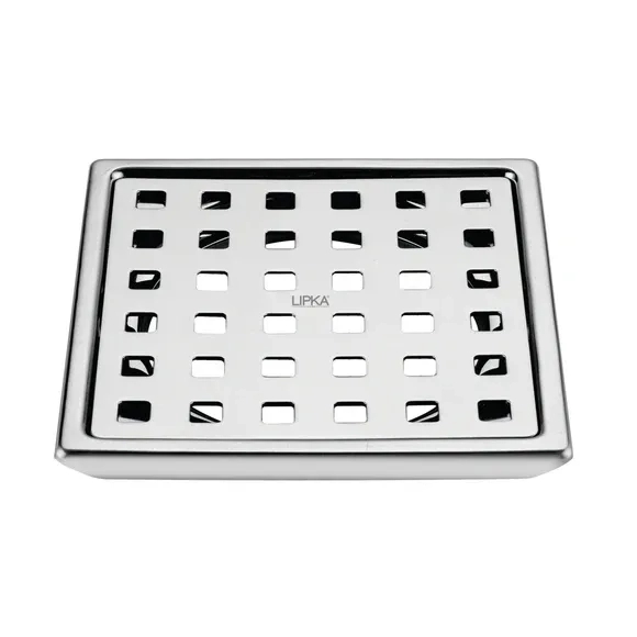 Lipka Delta Deluxe Square Floor Drain (5 x 5 Inches)
