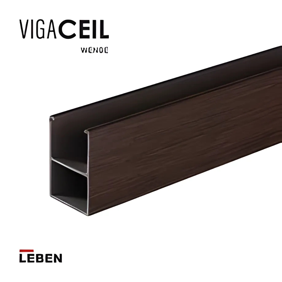 Leben Vigaceil-WPC-Baffle-Wenge by Leben for Walls, Interior : Colours available: WoodyBrown