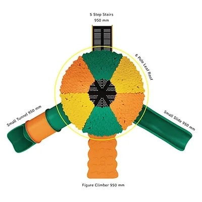 Ok play Playground Equipment - Aspen by OK Play for Outdoor, Indoor : Colours available: Multicolour 2 3