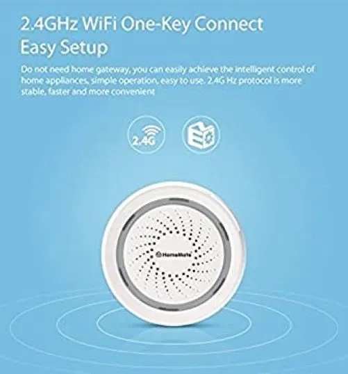 Homemate Smart Security Alarm Siren by Homemate : Colours available: White 7 4