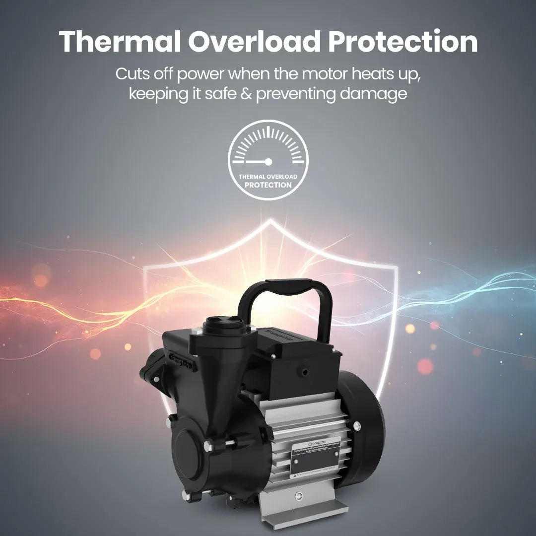 Crompton WIN DURA II - Mini Self Priming Regenerative Pump - Agricultural Pumps by Crompton : Colours available: Black, Silver 2 1