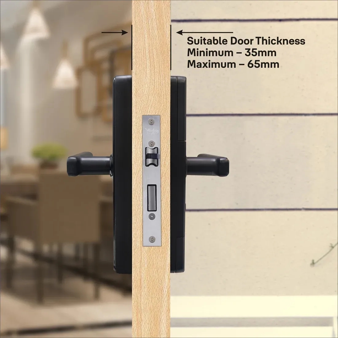 YDME50NxT Smart Door Lock by Yale : Colours available: Black 3 5