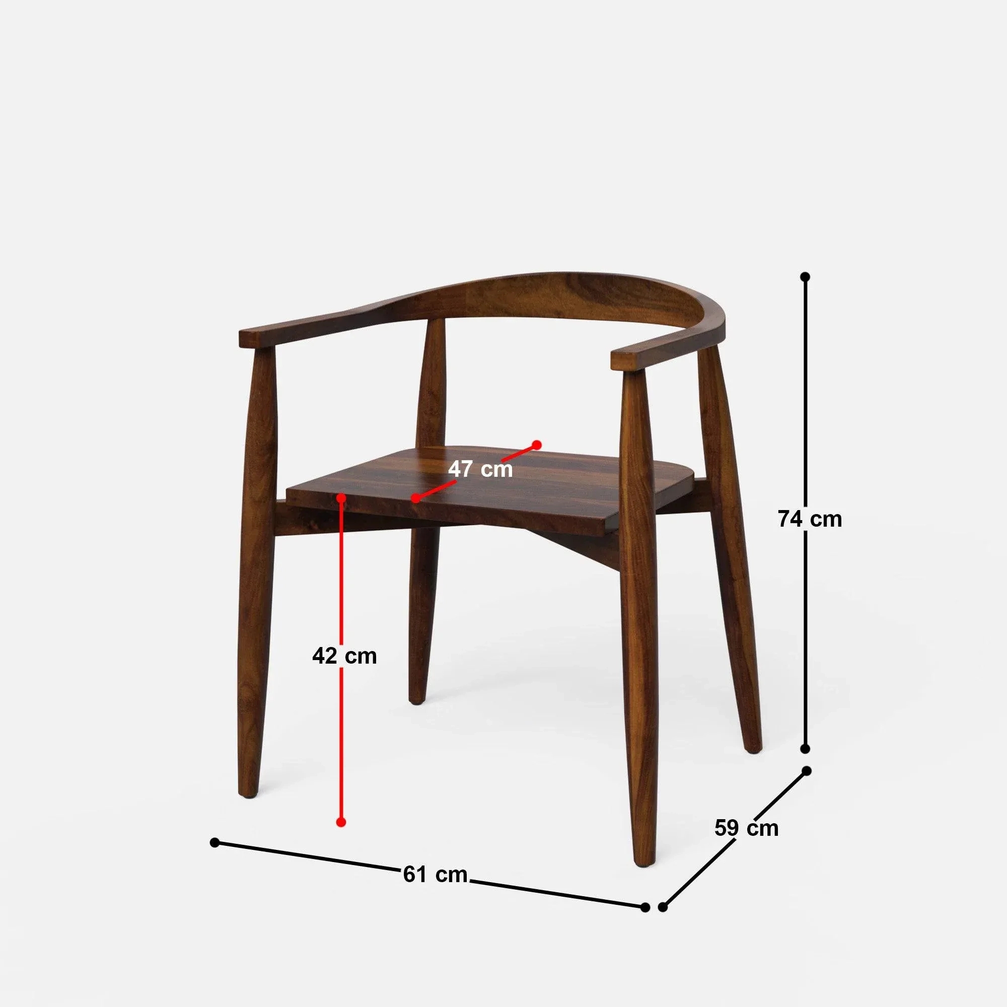 Craftsmill Helena Millie Walnut Dining Table Set by CraftsMill : Colours available: WoodyBrown 1 2