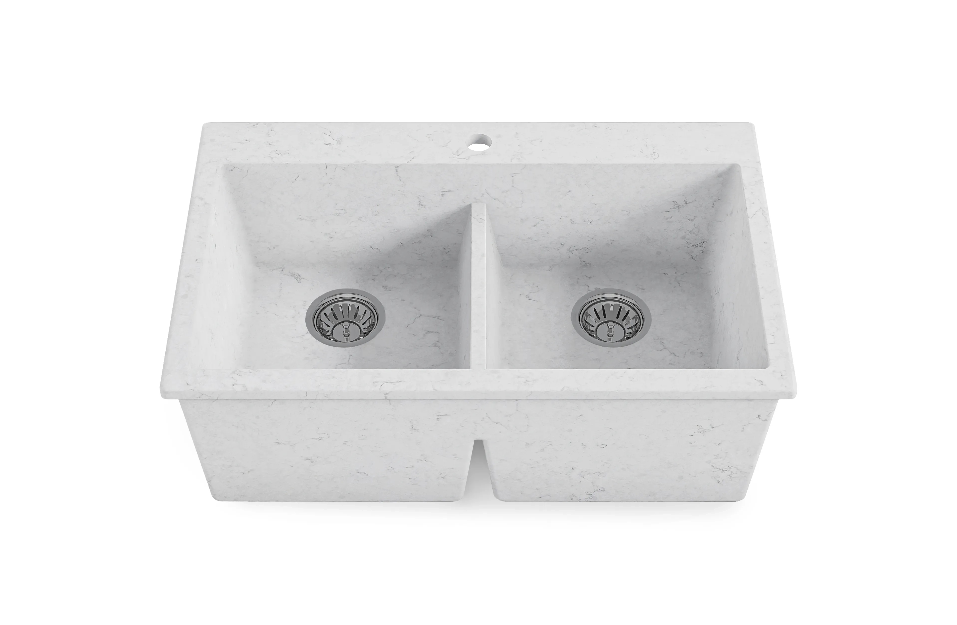 Quantra Bracciano QS2106 Kitchen sink by Quantra Quartz : Colours available: White