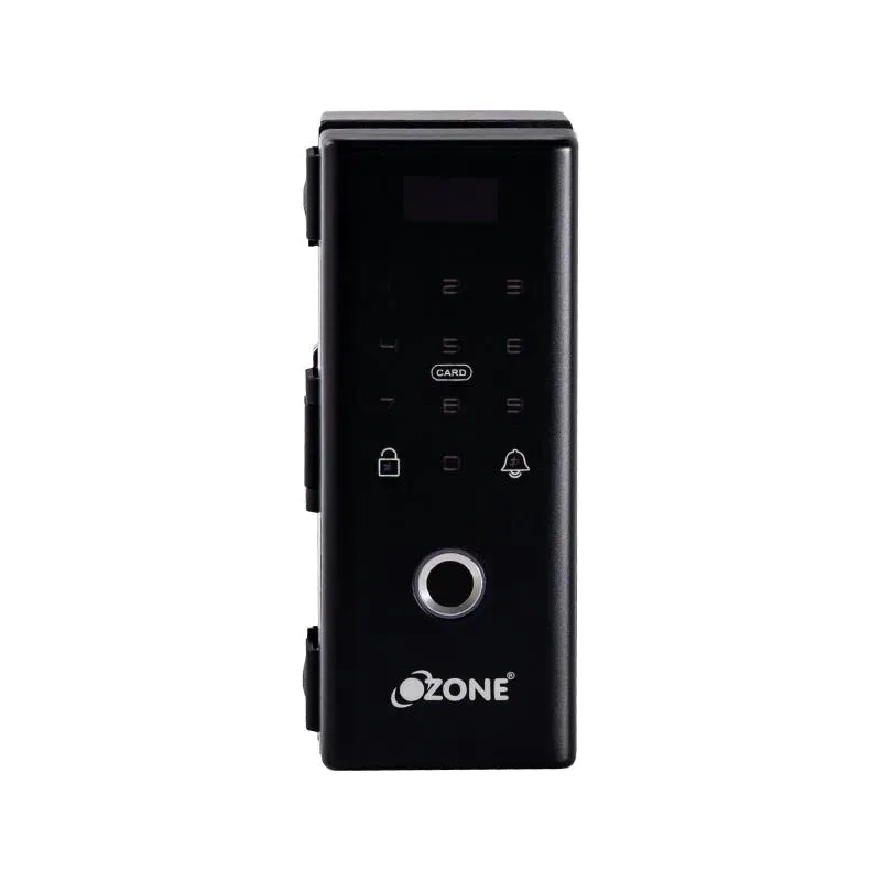 Ozone Smart Wi-Fi Lock for Glass Doors by Ozone for Bedroom, Office : Colours available: Black