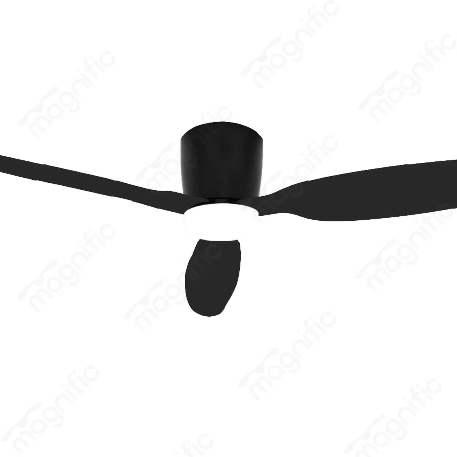 Magnific Sleekair Plus – 42/48″ Elegant Modern Ceiling Fan with Light - 3 Matte Black Blade by Magnific : Colours available: Black 4 2
