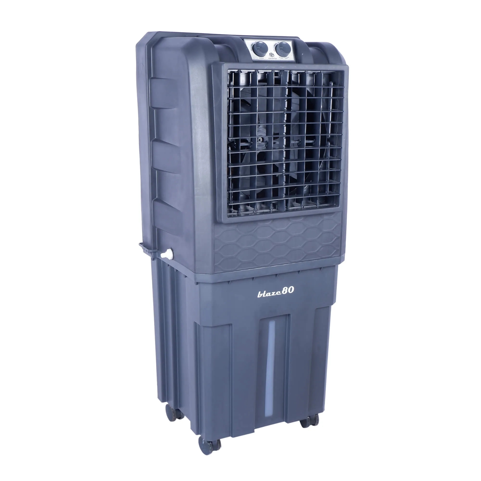 Novamax 80 L Room/Personal Air Cooler (Grey, Blaze With Honeycomb Cooling Technology) by Novamax : Colours available: CornflowerBlue 4 1