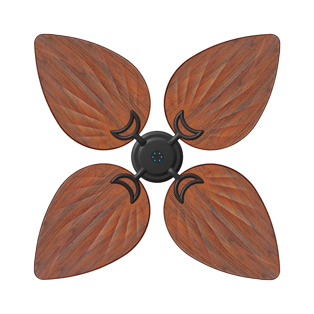 Orpat Luxury BLDC Green Leaf Plus Ceiling Fan-High Gloss Premium Finish-High Air Delivery with LED Indicators-Remote And Smart App Remote by Orpat : Colours available: Brown 2 2