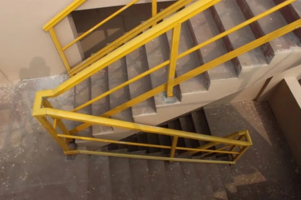 Tribeni FRP Railings and Fencing by Tribeni Fibre : Colours available: Yellow