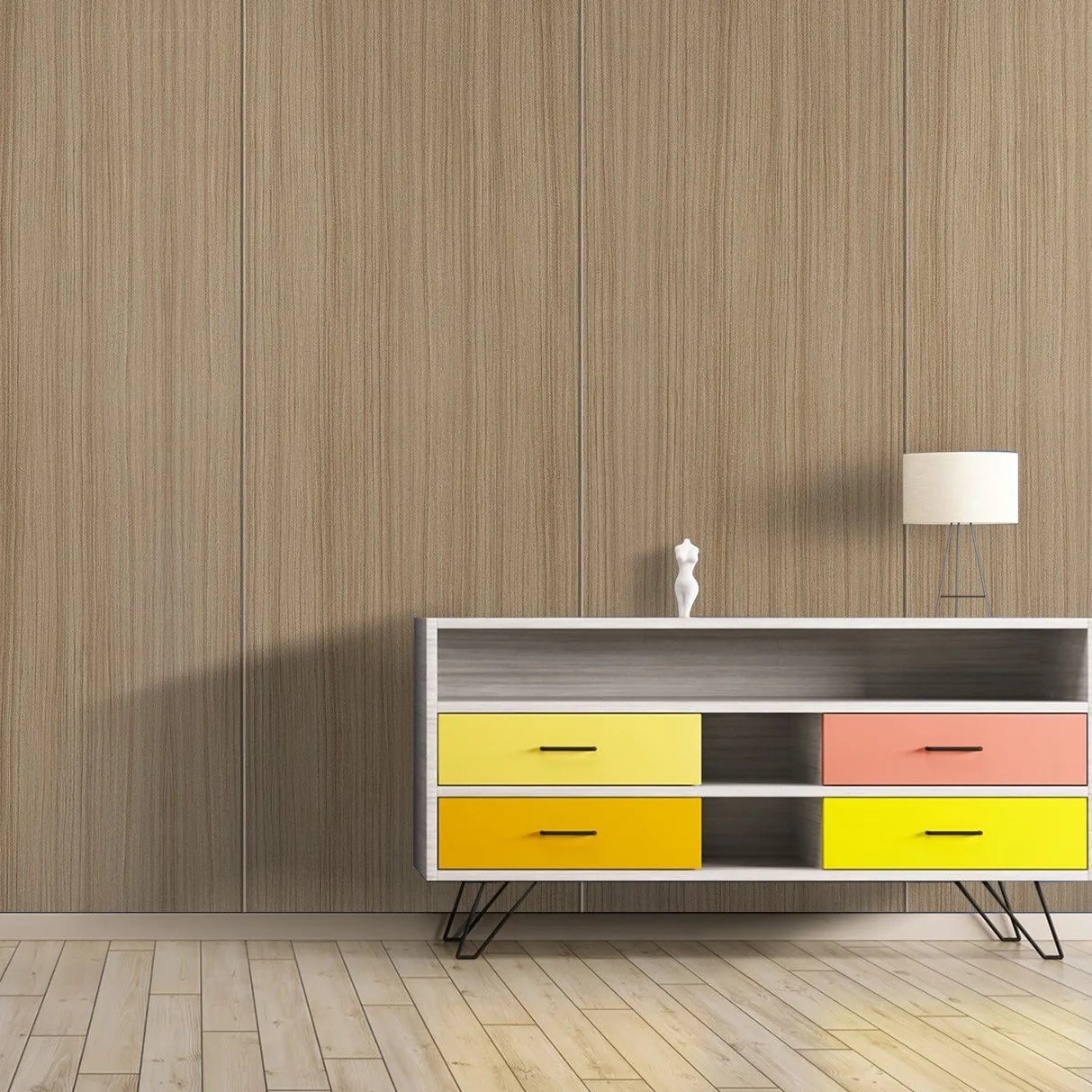 Woodgrain 3285 Walnut Glow - CHW Laminate by Mikasa Laminates for Multipurpose : Colours available: SandyBrown 2 5