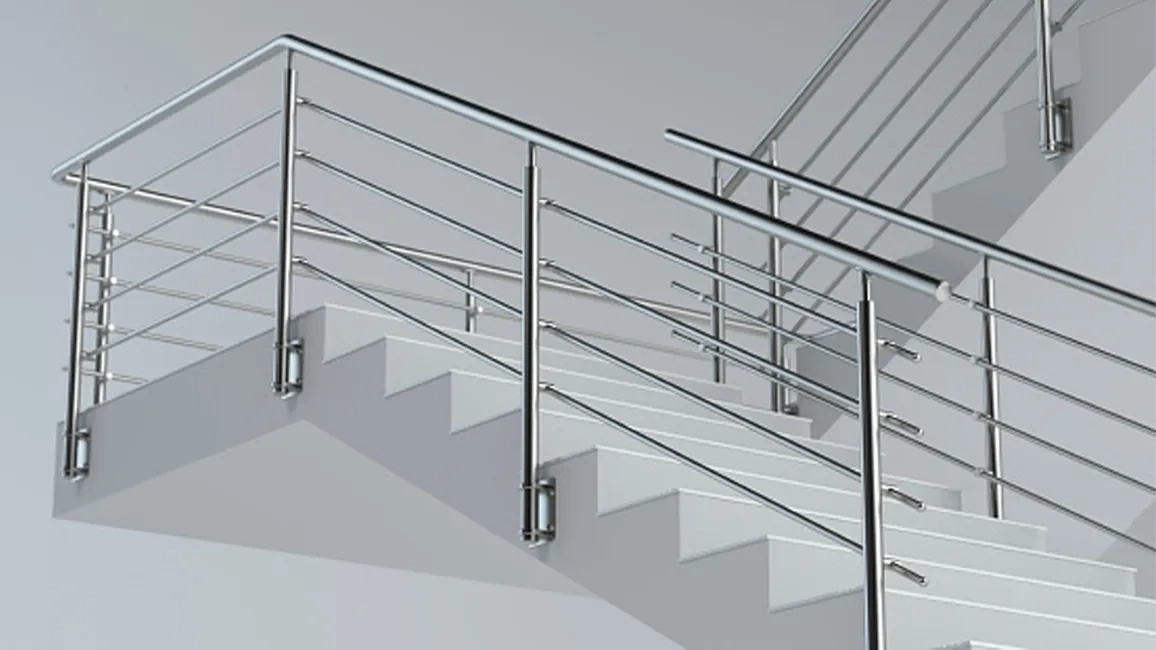 Ajay Industrial Hand Rail by Ajay Industrial : Colours available: Silver