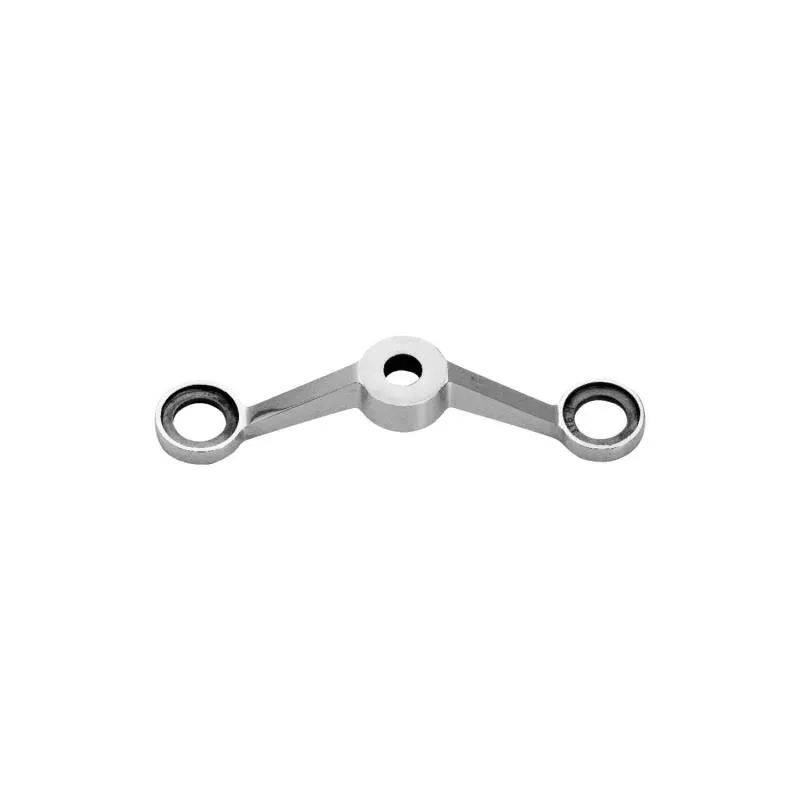 Ozone 2 Way Spider (180°) | Finish: Polished Stainless Steel by Ozone : Colours available: Silver