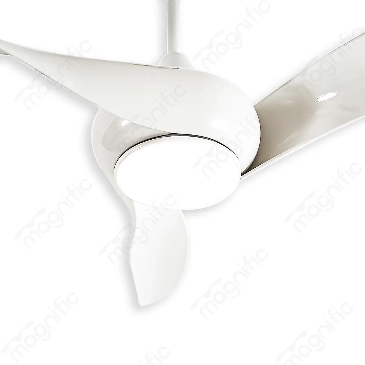 Magnific Windmill – 50″ Modern Ceiling Fan with LED Light | Remote Control - White by Magnific : Colours available: White 3 2