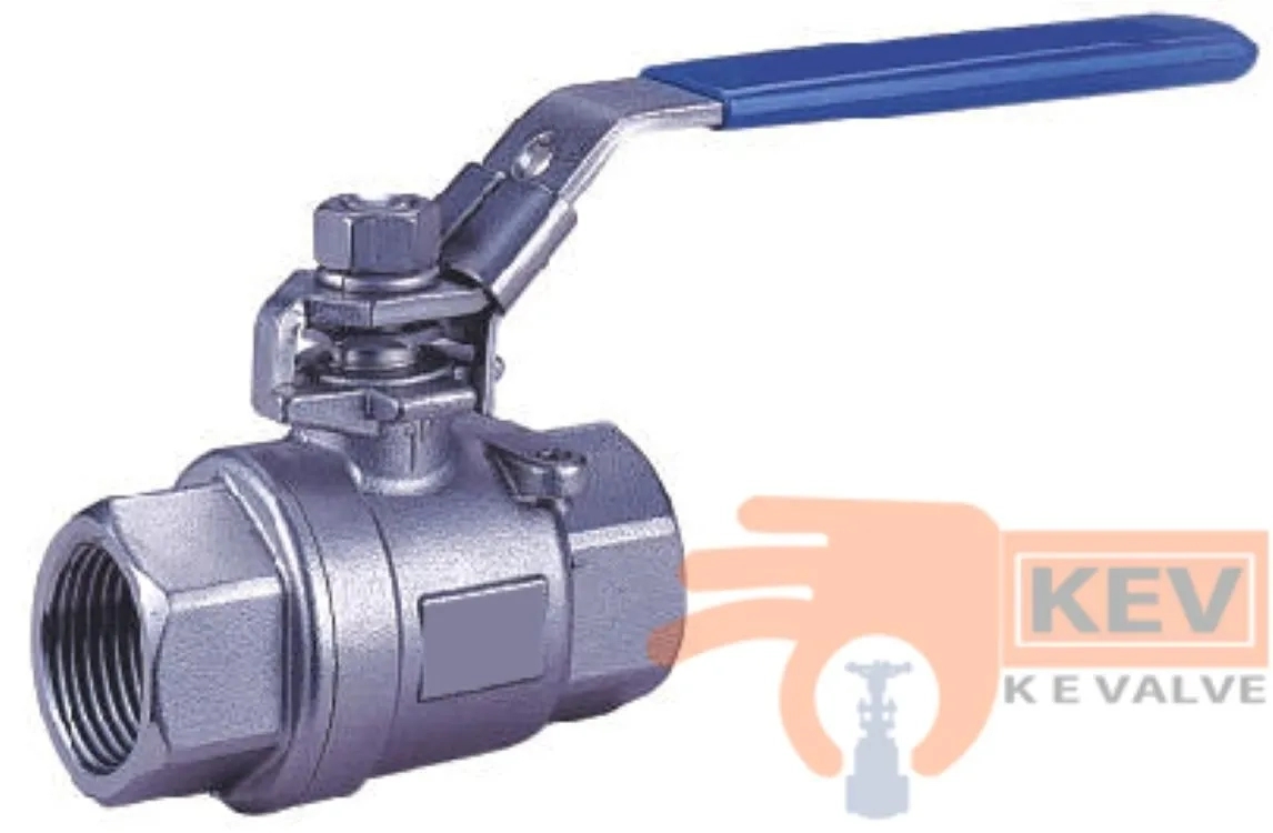 Ke Valve 2 PC Screwed End Ball Valve 2006 by KE Valve : Colours available: Silver