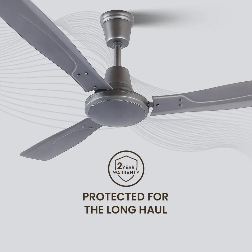 Crompton Luxian Infinia | Star Rated Ceiling Fan - 	Twilight Grey Matte by Crompton : Colours available: Grey 9 1