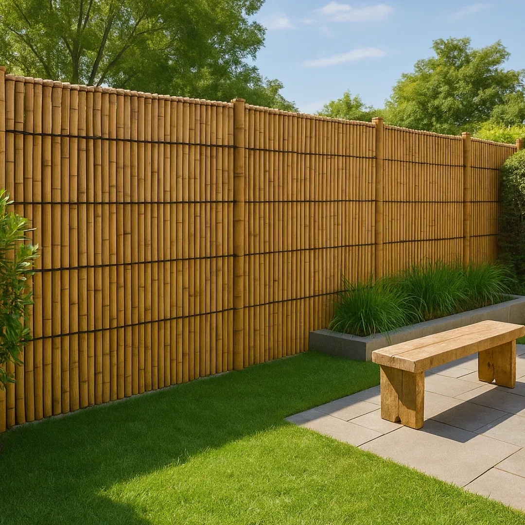 Justfence Bambo Fence by Justfence : Colours available: Wheat