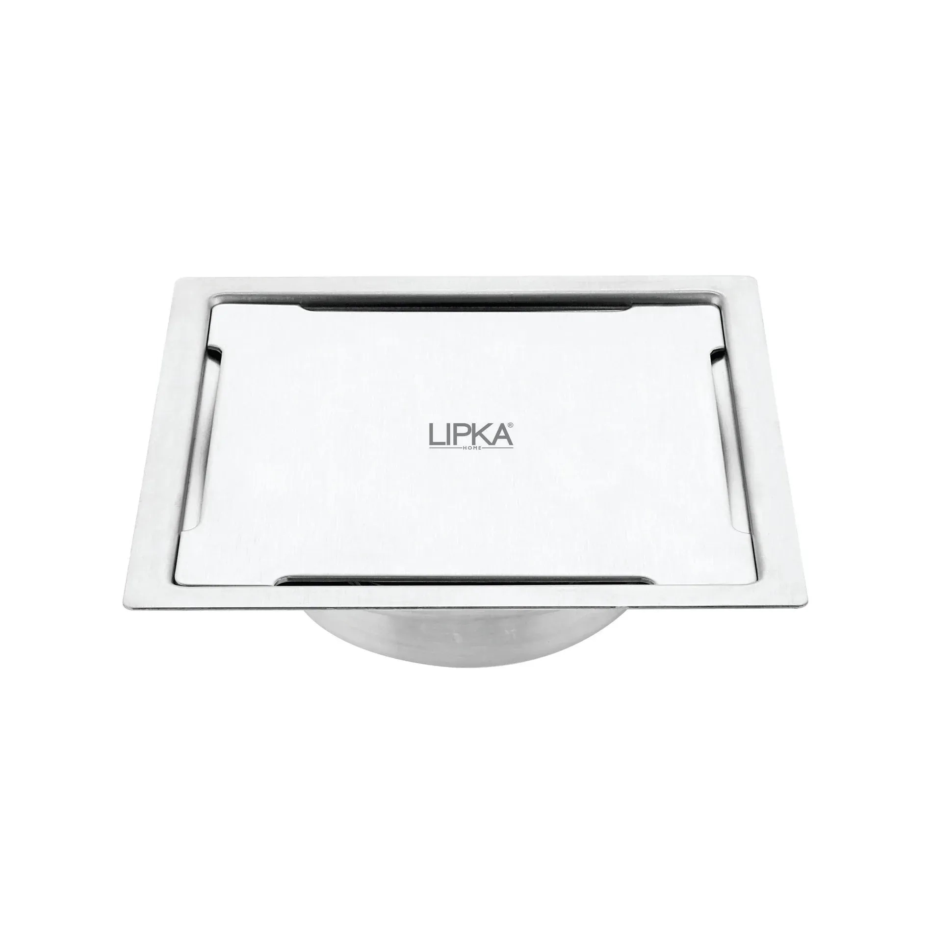 Lipka Yellow Exclusive Square Flat Cut Floor Drain (6 x 6 Inches) with Cockroach Trap