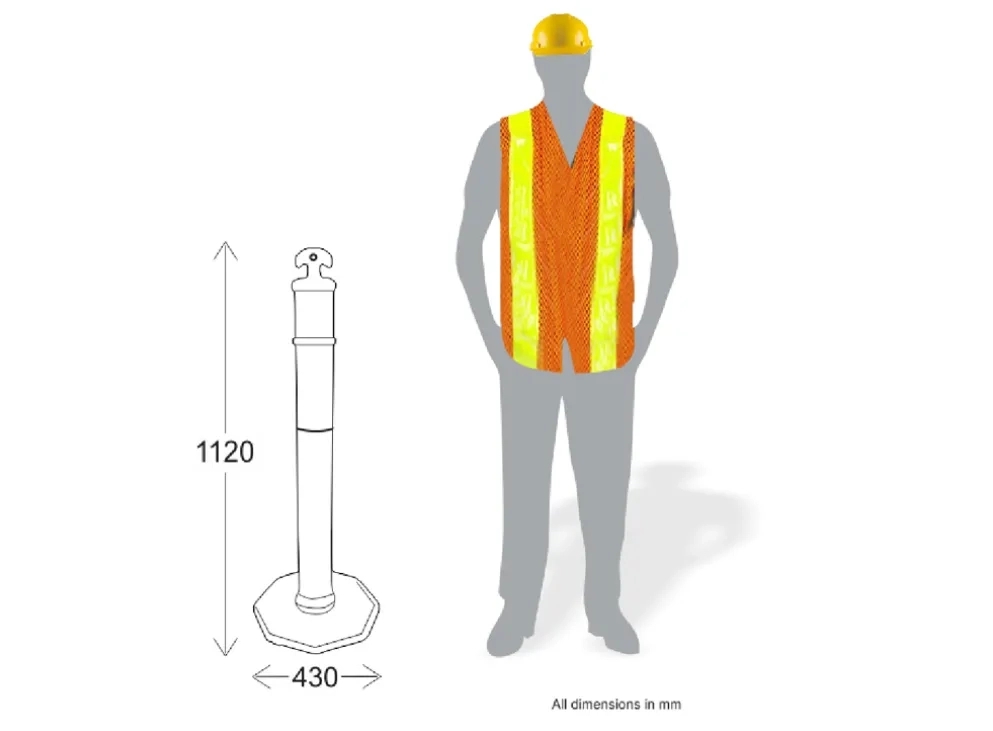 Frontier Delineator Posts by Frontier for School, Mall, Hospital : Colours available: Multicolour 4 4