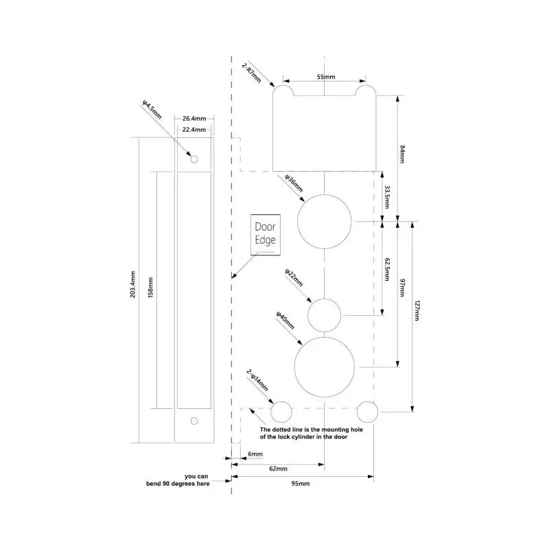 Ozone Software Based Hotel Door Lock - Gold by Ozone for Hotel, Resort : Colours available: Gold 1 1