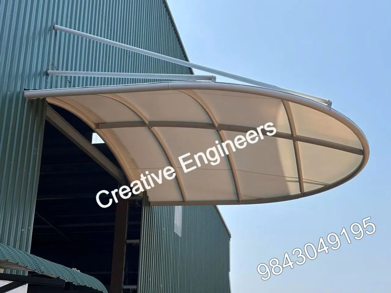 Creative Engineers Tensile Structure Fabric by Creative Engineers : Colours available: Beige