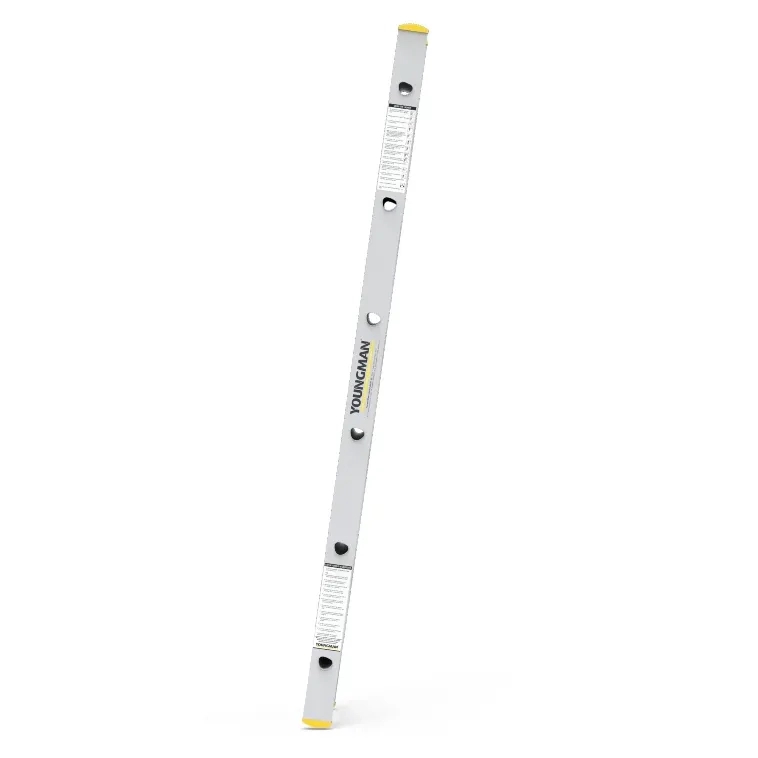 Youngman Y-Access Aluminum Wall Support Straight Ladder 8141 by Y Equipment Services : Colours available: Chrome 8 1