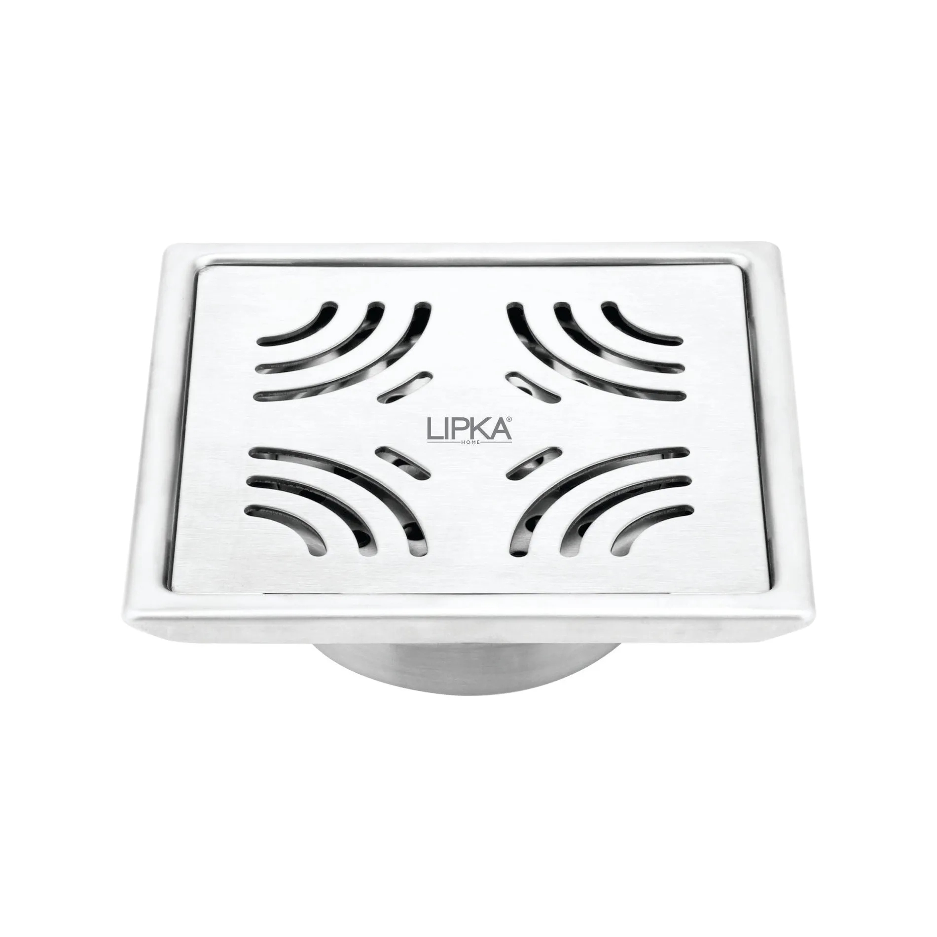 Lipka Purple Exclusive Square Floor Drain (5 x 5 Inches) with Cockroach Trap