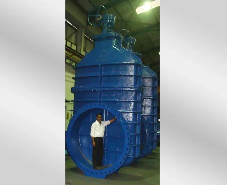 Ivc Valves Metal Seated Sluice / Gate Valve (50–2000 NB) by IVC Valves : Colours available: Blue 1 1