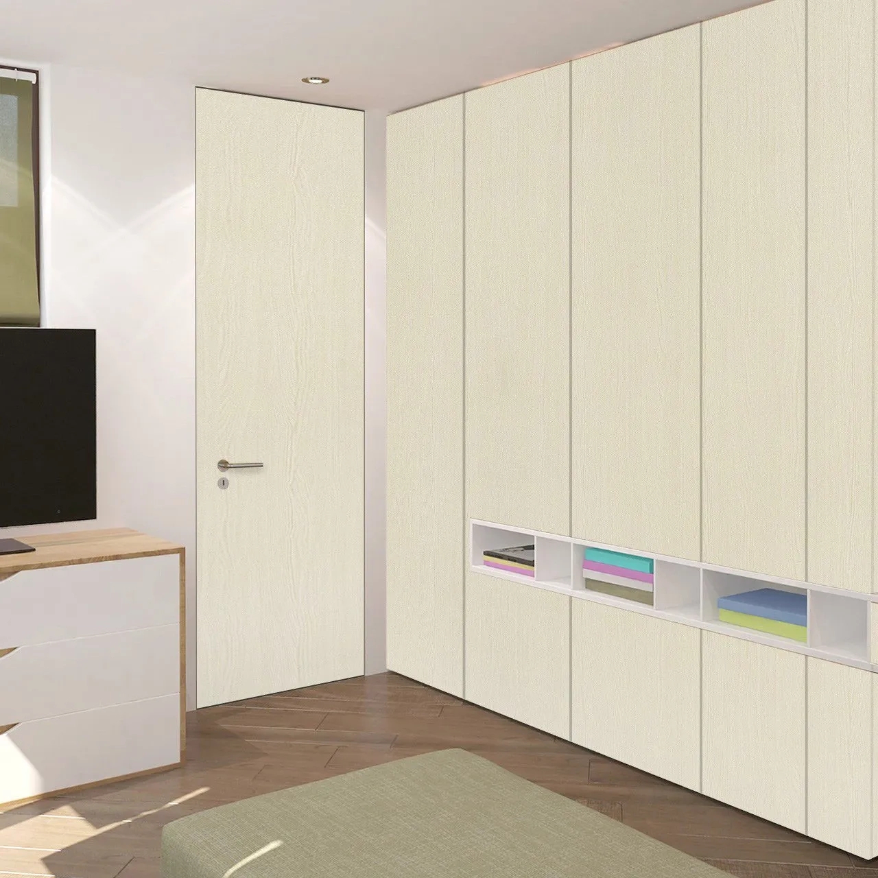 Nordic 3121 Striped Pine SUD Laminate by Mikasa Laminates for Multipurpose : Colours available: Beige