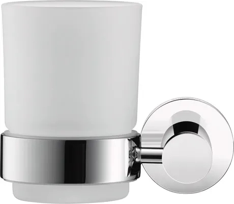 Duravit D-Code Glass Holder - 009919 by Duravit : Colours available: Chrome 3 1