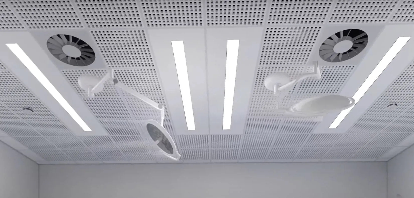 Gypsonic Maxima GRG Acoustic Ceiling by Gypsonic : Colours available: White