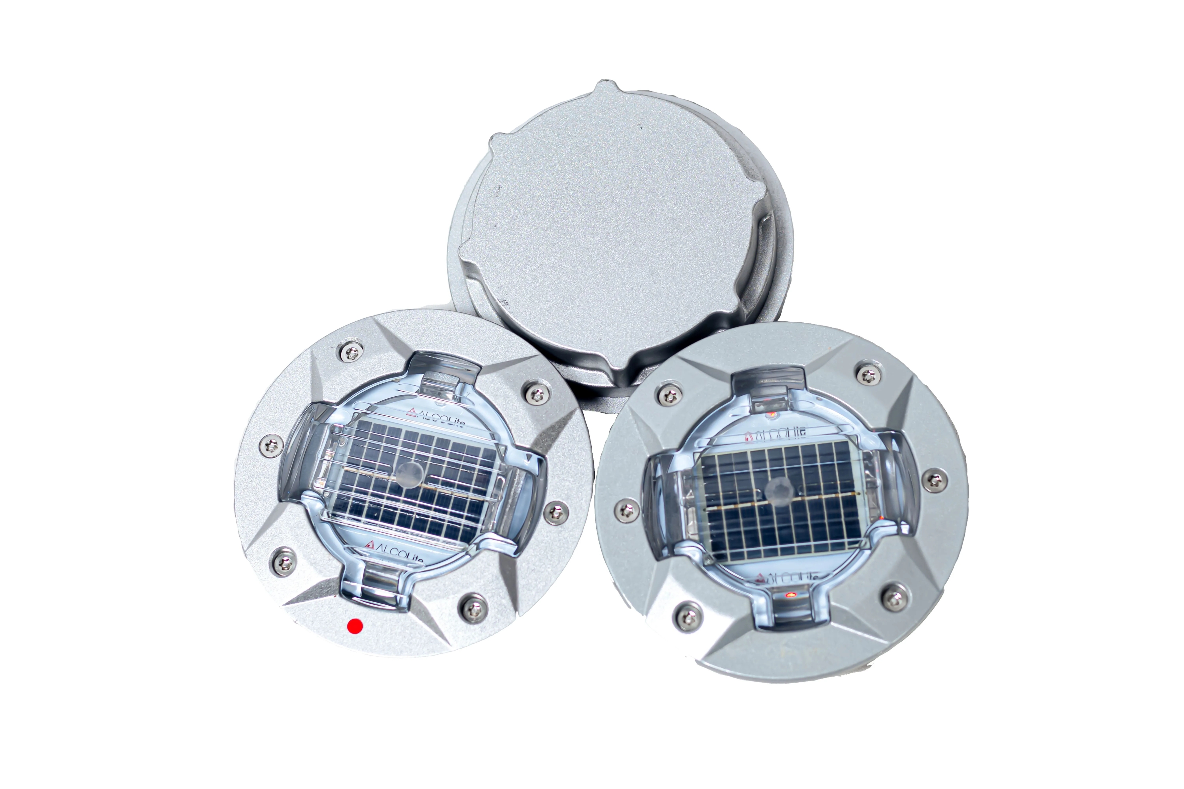 Alcolite Embedded Aluminum 360° Solar Road Studs AL - 200 by Alcolite 4 1