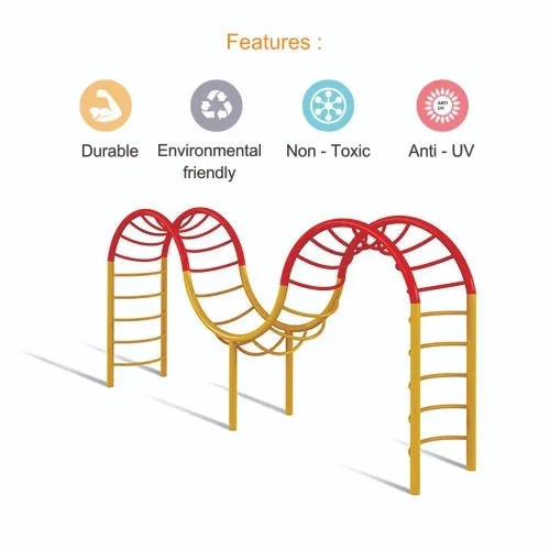 Ok play Playground Equipment Zig-Zag Climber by OK Play for Outdoor, Indoor 2 1